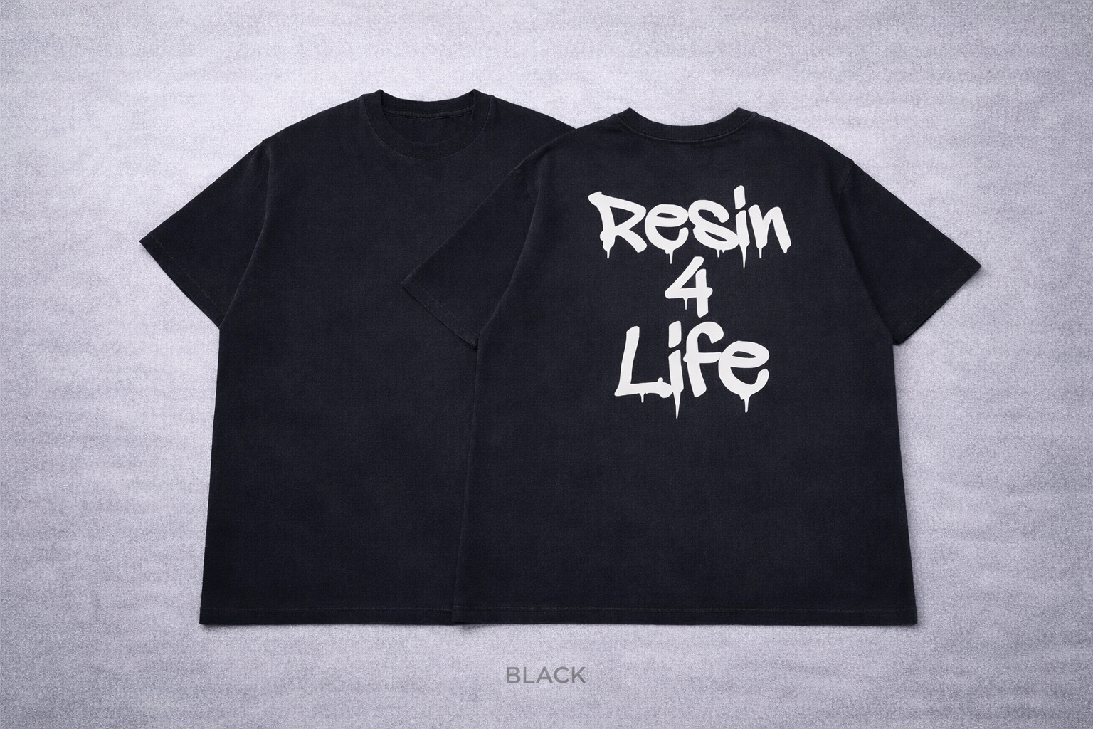 Resin 4 Life Tee - Black