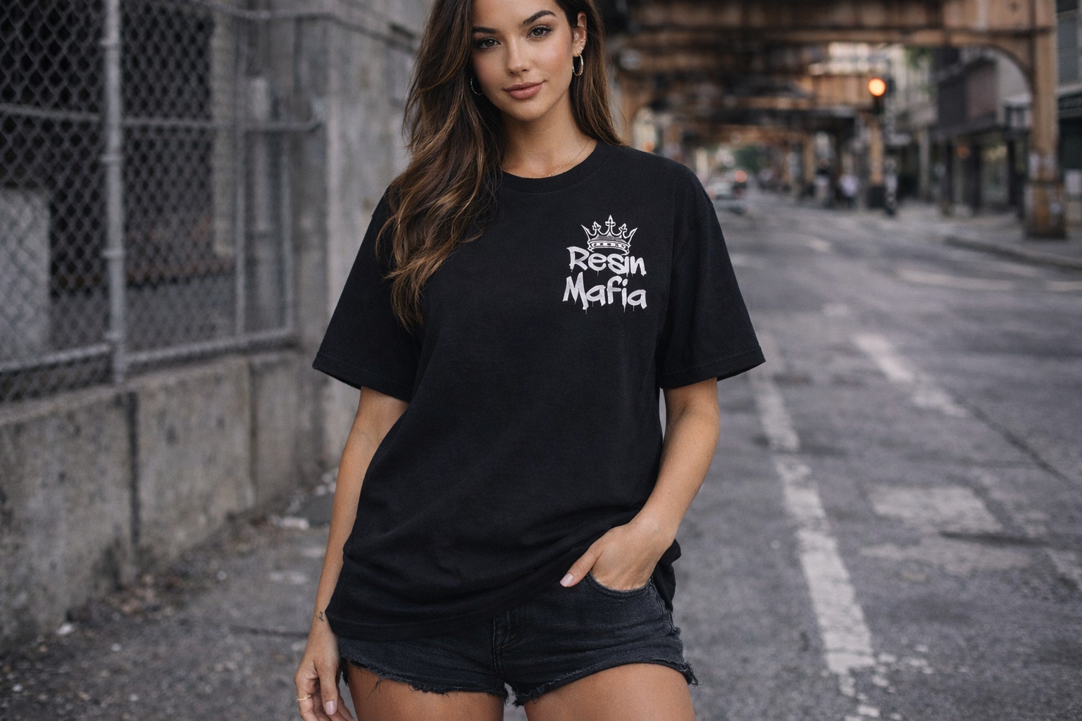 Resin 4 Life Tee - Black