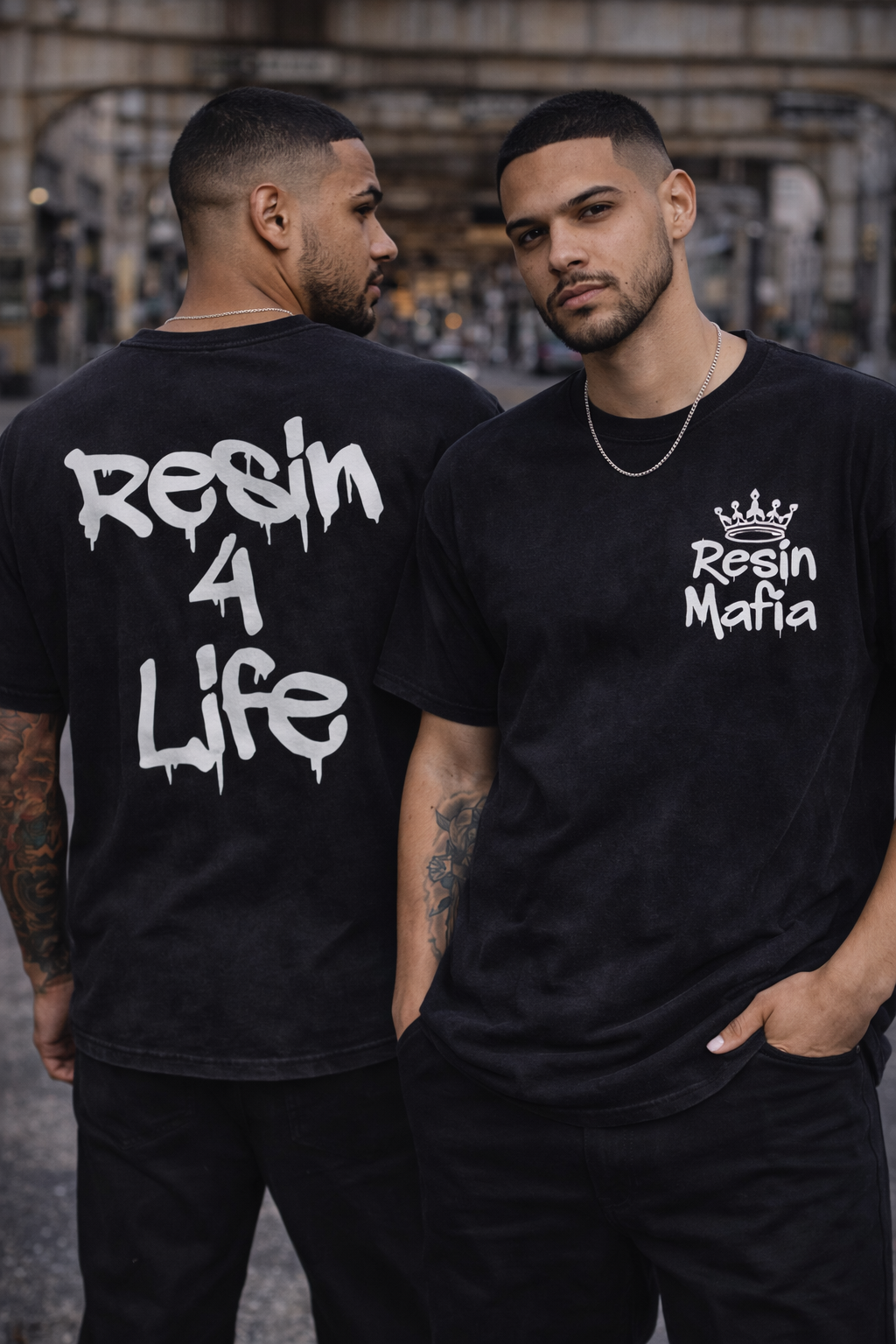 Resin 4 Life Tee - Black