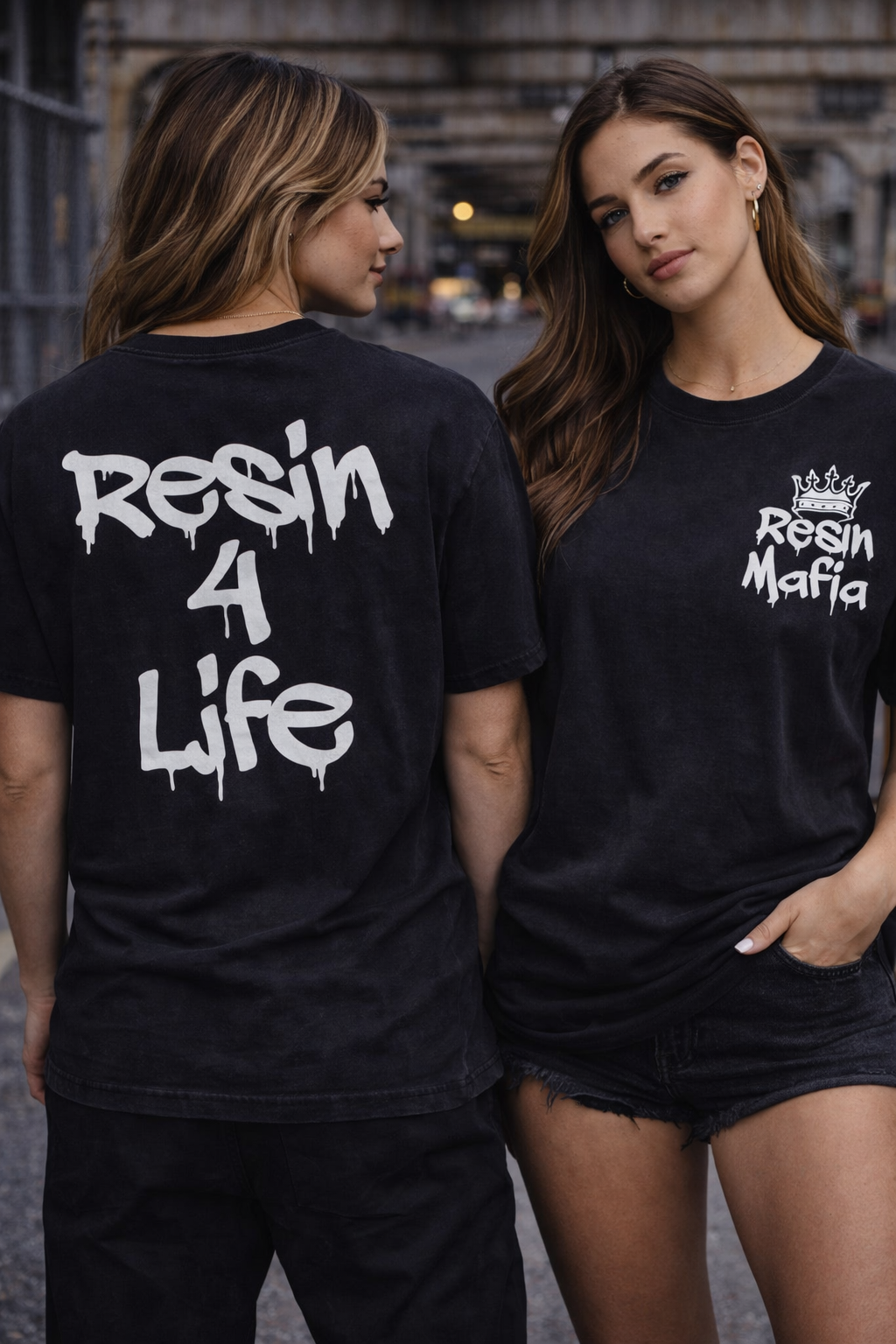 Resin 4 Life Tee - Black